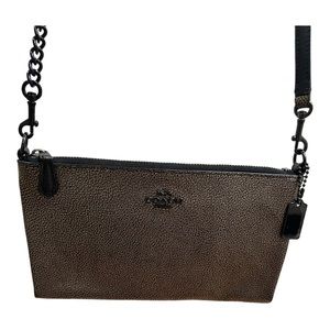 Coach metallic Cross body purse